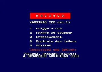 Dactylo (F) (1985)